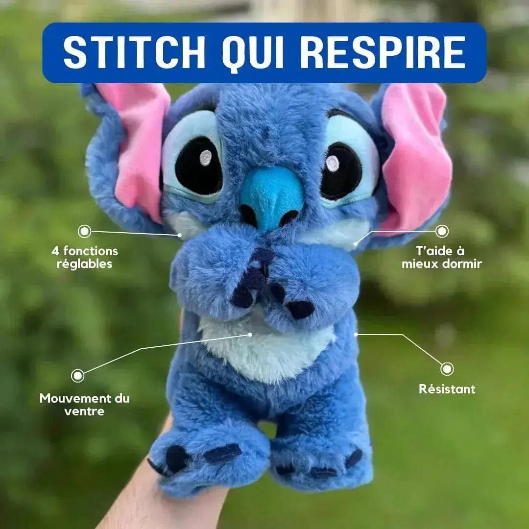 Stitch qui respire avec berceuse apaisante